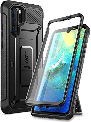 SupCase Funda Huawei P30 Pro [Unicorn Beetle Pro Serie] 360 Carcasa Completa Antigolpes Case con Protector de Pantalla Incorporado y Soporte Kickstand (Negro)