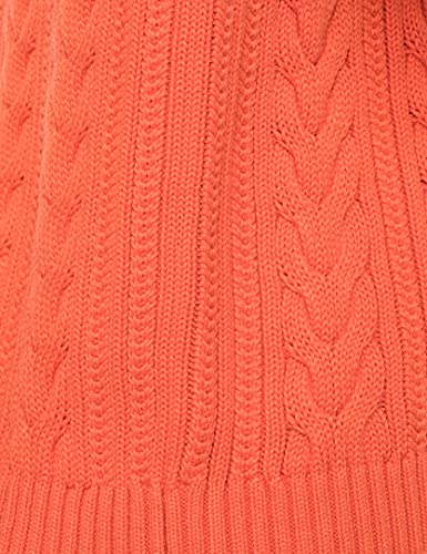 Superdry 61-Knit 69A Suéter, Solar Orange, XL para Mujer