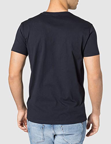 Superdry M1011031A Camiseta, Azul Oscuro, M para Hombre