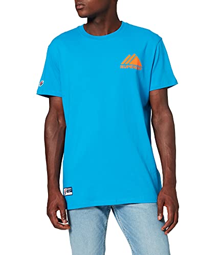 Superdry M1011088a Mountain Sport Mono Mini tee, Azul Turquesa, XL para Hombre