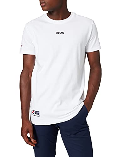 Superdry M1011139a Camiseta con Logo de Corporate, Óptica, M para Hombre