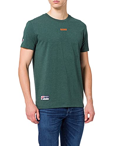 Superdry M1011219a Camiseta con Logotipo de Corporate Brights, Enamel Green Marl, XXL para Hombre