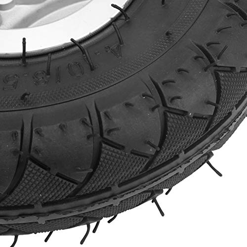 Surebuy Neumático de Goma para Scooter, Diseño Antideslizante Neumático para Scooter Eléctrico Robusto Y Duradero para Carretillas Remolques de Patio para Scooters ATVs Triciclos Eléctricos