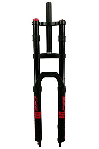 Suspensión MTB 27.5" 29 Pulgadas Suspensión Cuesta Abajo Horquilla Bicicleta Amortiguador Aire QR 9mm Negro Bicicleta Montaña Freno Disco Recorrido 160mm 1-1/8" 2350g ( Color : Red , Size : 29inch )