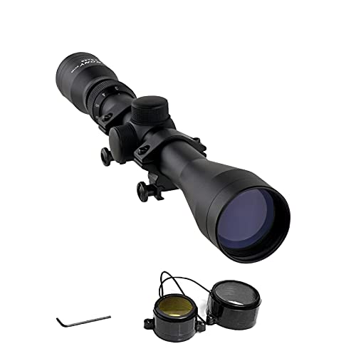 Svbony SV120 Mira Telescopica,3-9x40 Sight Scope, Retícula en Forma de Cruz 1/4MOA Amplio Alivio Ocular Adapta a 20 / 22mm Montar Scope para Actividades al Aire Libre