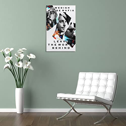 Swedish House Mafia - Póster de dibujos animados para decoración de dormitorio familiar moderna para dormitorio y sala de estar, 40 x 60 cm