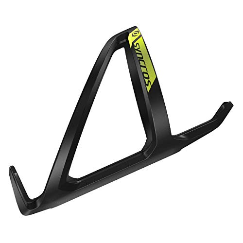 Syncros Coupe Cage 2.0 - Portabidones para bicicleta, color negro y amarillo