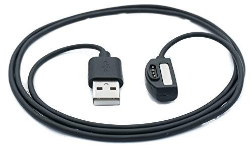 System-S Cable USB 2.0 en negro estación de carga para reloj inteligente Suunto 7