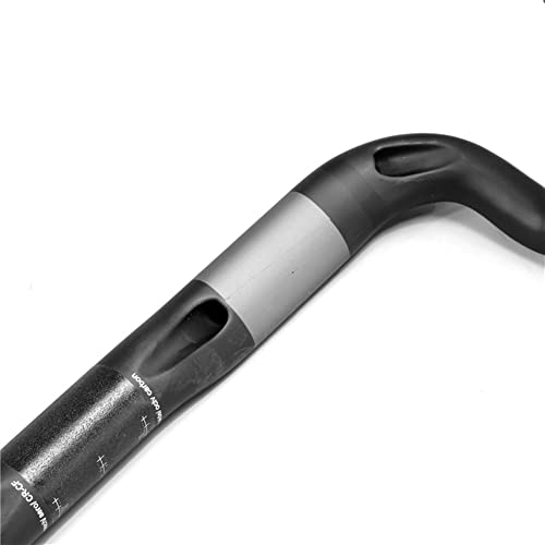 TASJS Carreras de Bicicletas de Carretera Ud Mattber Carbon Manillar Lnternal Cable Bike Handlebar Compatible con Kit,for Ciclismo,Piezas de Ciclismo de Carreras (Color : 440)