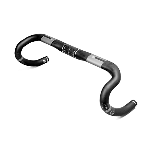 TASJS Carreras de Bicicletas de Carretera Ud Mattber Carbon Manillar Lnternal Cable Bike Handlebar Compatible con Kit,for Ciclismo,Piezas de Ciclismo de Carreras (Color : 440)