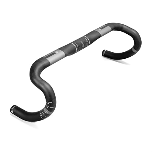 TASJS Carreras de Bicicletas de Carretera Ud Mattber Carbon Manillar Lnternal Cable Bike Handlebar Compatible con Kit,for Ciclismo,Piezas de Ciclismo de Carreras (Color : 440)