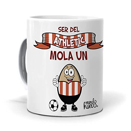 Taza Ser del Athletic Mola un Huevo. Cerámica AAA - 350 ml.