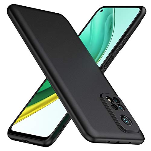 TesRank Funda Xiaomi Mi 10T 5G / 10T Pro 5G, Carcasa TPU Suave Fundas para Xiaomi Mi 10T / 10T Pro Flexible [Resistente a arañazos] [Ultrafina Ligero]-Negro