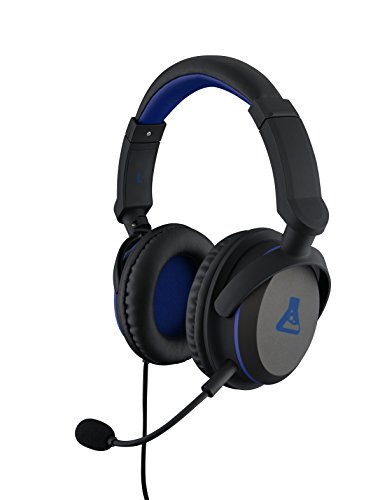 THE G-LAB - KORP-Oxygen - Auriculares Gaming de Alto Rendimiento - Microfono Extraible - Compatible con PS4, PC, Nintendo Switch & Xbox - Confort - Negro