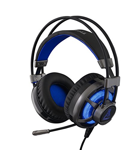 The G-Lab KORP Selenium - Cascos Gaming (Retroiluminación. Sonido Xtra Bass. Compatibles con PC, Xbox y PS4)