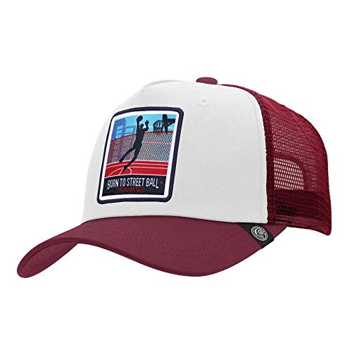 The Indian Face Gorra - Born to Street Ball White/Red