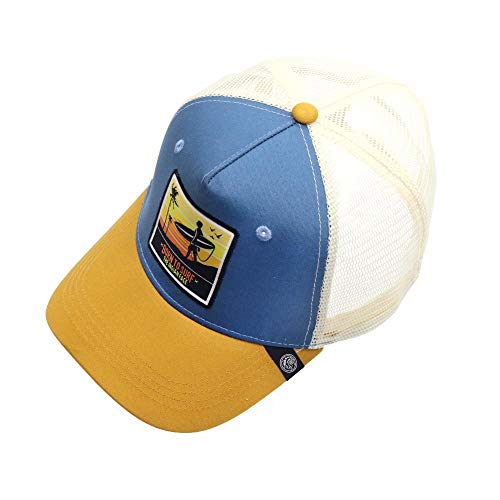 The Indian Face Gorra - Born to Surf Blue/Yellow/White