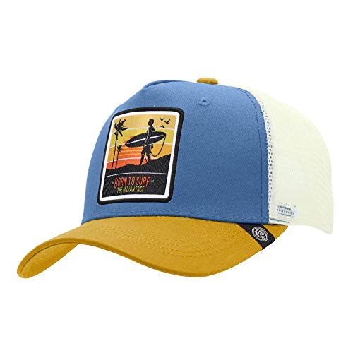 The Indian Face Gorra - Born to Surf Blue/Yellow/White