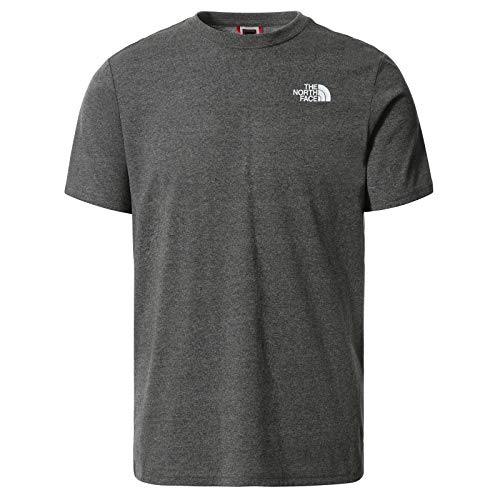 The North Face - Camiseta para Hombre Graphic 4 - Camiseta Estándar - Cuello Redondo - Medium Grey Heather, S
