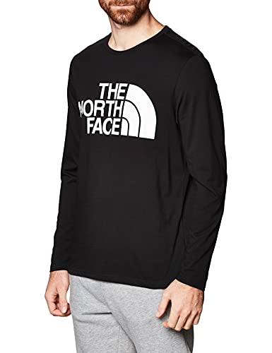 The North Face Men's Standard LS tee - Camiseta para Hombre Negro L