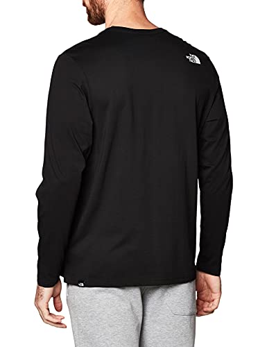 The North Face Men's Standard LS tee - Camiseta para Hombre Negro L