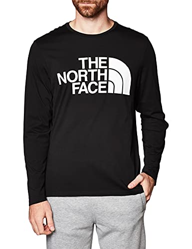 The North Face Men's Standard LS tee - Camiseta para Hombre Negro L