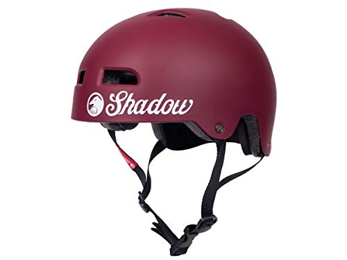 The Shadow Conspiracy Casco clásico, color burdeos mate, talla L/XL