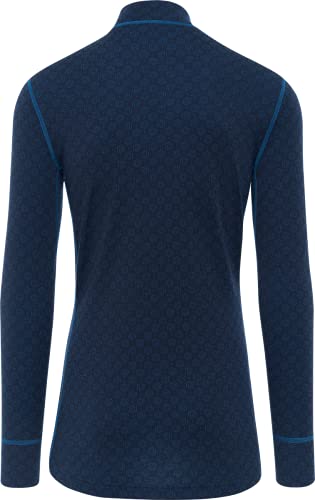 Thermowave Xtreme Merino Ropa interior térmica para hombre, camiseta de merino, con cremallera, cuello alto, manga larga, transporte óptimo de la humedad, 220 g/m², muy suave, secado rápido