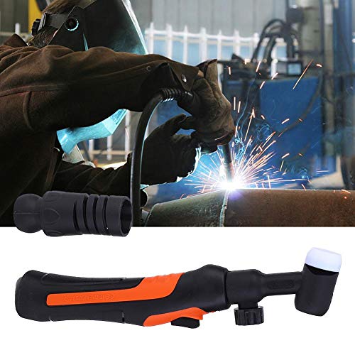 TIG-17 - Cabezal de soldadura con arco de argón, accesorios para soplete TIG con cabeza fría al aire con mango flexible (TIG-17 V con válvula)