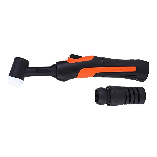 TIG-17 Cuerpo de la cabeza de la antorcha de soldadura TIG Mango de la antorcha de soldadura de repuesto refrigerado por aire flexible Accesorios de la antorcha de soldadura TIG(TIG-17 Single Switch)