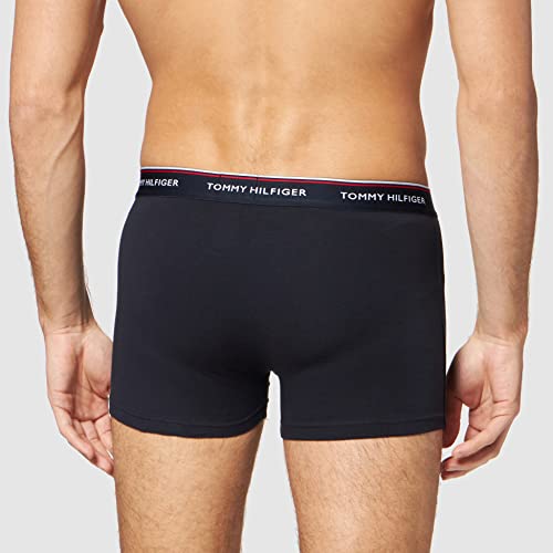 Tommy Hilfiger 3P WB Trunk Baadores Ajustados para Hombre, Dsrt Sky/Pale Pnk/Cryo Ice, M