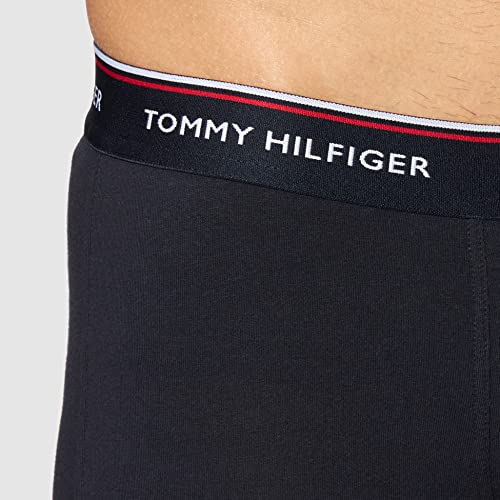 Tommy Hilfiger 3P WB Trunk Baadores Ajustados para Hombre, Dsrt Sky/Pale Pnk/Cryo Ice, M