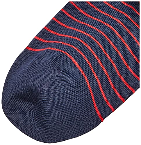 Tommy Hilfiger Small Stripe Men's Socks (2 Pack) Calcetines, Tommy Original, 39/42 (Pack de 2) para Hombre