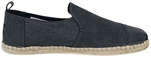 TOMS Men Deconstructed Alpargata Rope Hombre, Negro (Black 000), 47.5 EU