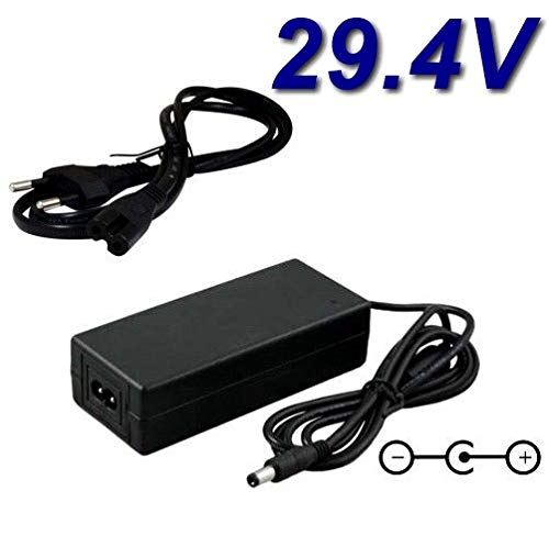 TOP CHARGEUR * Adaptador Alimentación Cargador Corriente 29.4V 2A 2000mA Reemplazo Cargador de Batería para Bicicleta Eléctrica E-Bike 7 Series Li ION Batería Lithium Marcado CE Clavija: 5.5mm * 2.5mm