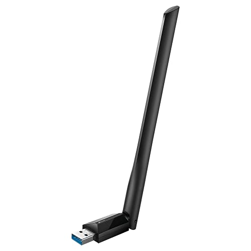 TP-Link Archer T3U Plus AC1300 - Adaptador Wi-Fi Dual Band 5GHz/2.4GHz, USB 3.0, Antena Wi-Fi Externa Ajustable, Señal Potente, Turbo 256QAM, Compatible Windows/MacOS