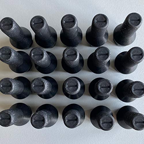 TRACER 20 tornillos de rueda negros M14 x 1,25 28 mm BM