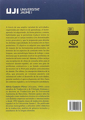 Traducción alemán-español (3ª ed.): Aprendizaje activo de destrezas básicas.: 2 (Universitas)