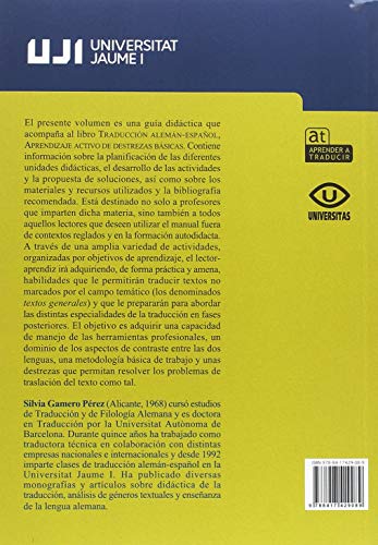 Traducción Alemán-Español (3ª Ed.) Guía Del Profesor