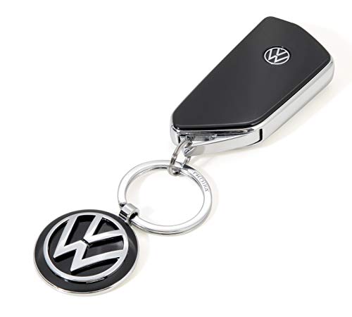 TROIKA Llavero KEYRING – KR16-05/VW Emblema VW 1 llavero además oficial licensed by Volkswagen – metal fundido brillante – Original