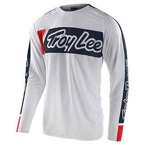 Troy Lee Designs Hombres |Off-Road|Motocross|Vox SE Pro Air Jersey, Blanco, XL/XXL