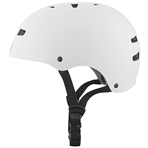 TSG Skate/BMX casco inyectado, color  - Injected White, tamaño S/M (54-56cm)