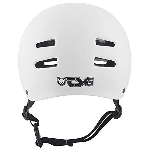 TSG Skate/BMX casco inyectado, color  - Injected White, tamaño S/M (54-56cm)