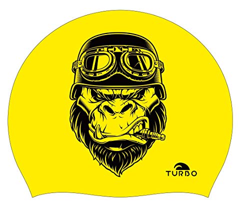 Turbo - Gorro de Natacion Silicona Ride Gorilla 9701988 Silicone Cap