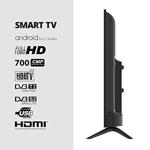 TV LED INFINITON 40" INTV-40MA690 Full HD 700HZ - Smart TV - Android 9.0 - Reproductor y Grabador USB - HDMI - Modo Hotel