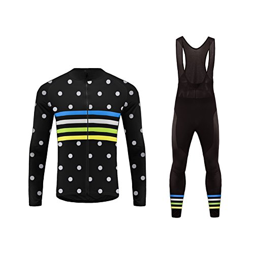 UGLY FROG Maillot Ciclismo Bodies 2018 Primavera Nuevo Hombre Cycling Jersey + Pantalones Largas Cómodo Transpirable de Ciclismo Ropa para Deportes al Aire Libre Ciclo Bici MZ11