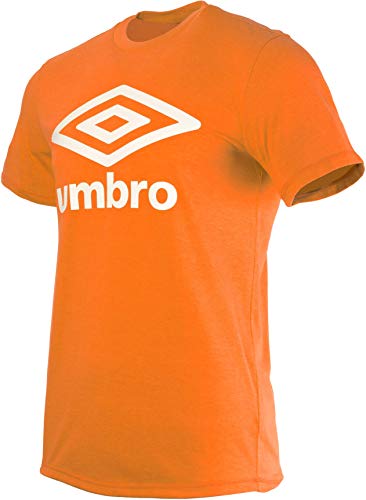 Umbro Fw Large Logo Cotton tee Camiseta, Naranja (Turmeric Grh), Medium (Tamaño del Fabricante:M) para Hombre