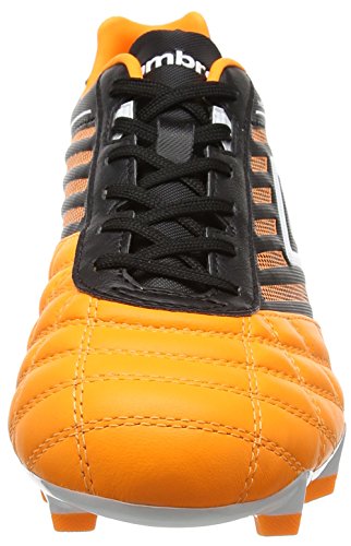 Umbro Medusae Premier HG Botas, Hombre, Naranja (Orange Pop) / Blanco/Negro, 10.5