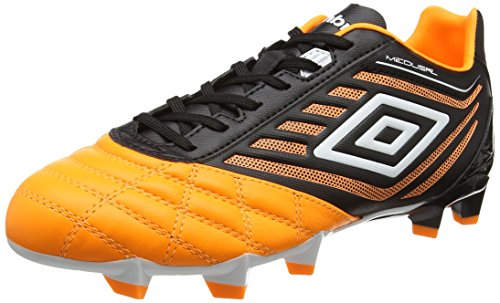 Umbro Medusae Premier HG Botas, Hombre, Naranja (Orange Pop) / Blanco/Negro, 10.5