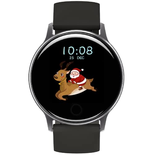 UMIDIGI Reloj Inteligente Uwatch 3S Fitness Tracker con Monitor de Oxígeno en Sangre y Monitor de Frecuencia Cardíaca para Mujeres Hombres 5ATM Impermeable con Brújula para iPhone Samsung y Android